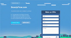 Desktop Screenshot of beautyflow.com